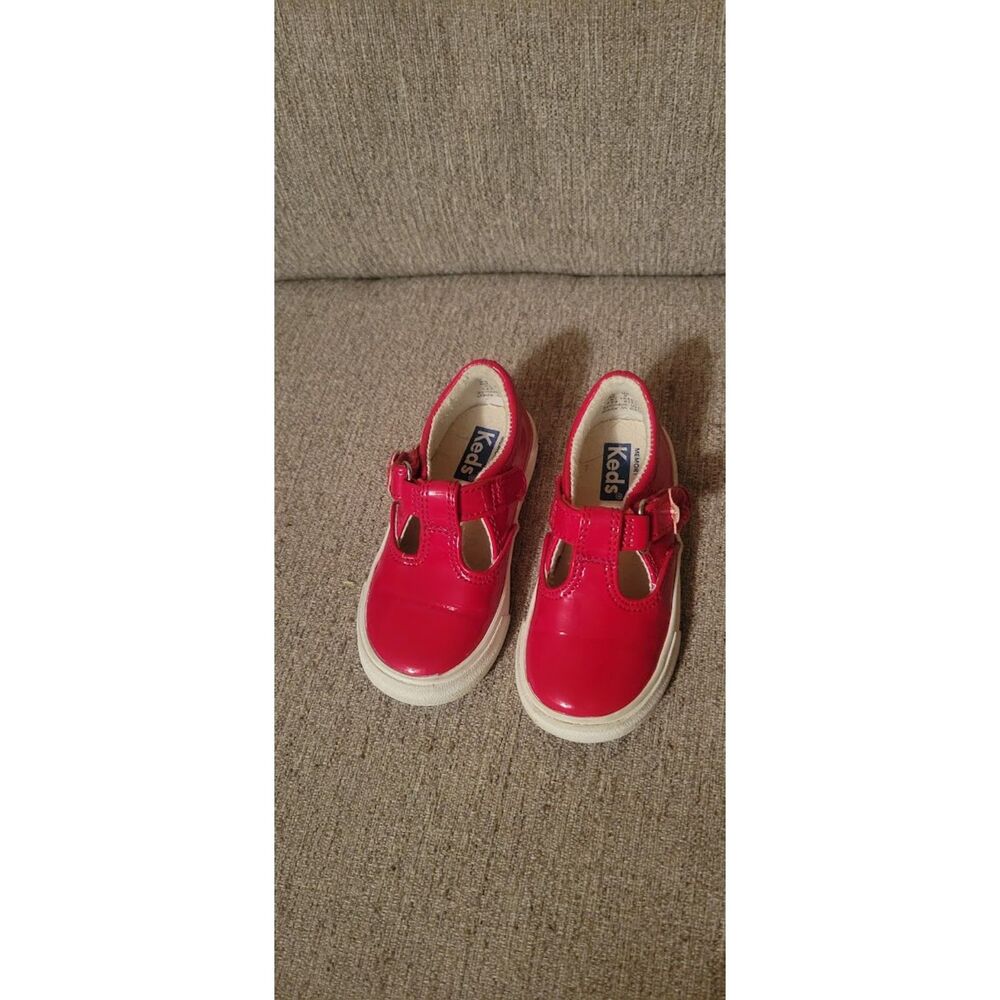 Girls red Keds